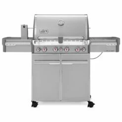 Weber Summit 4-Burner Freestanding Gas Grill With Rotisserie, Sear Station And Side Burner (WEB-E-S-470)