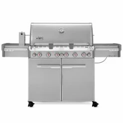Weber Summit 6-Burner Freestanding Gas Grill With Rotisserie, Sear Station And Side Burner (WEB-E-S-670)