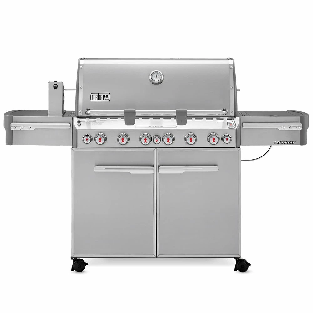 Weber Summit 6-Burner Freestanding Gas Grill With Rotisserie, Sear Station And Side Burner (WEB-E-S-670) 3 Weber Summit 6-Burner Freestanding Gas Grill With Rotisserie, Sear Station And Side Burner (WEB-E-S-670)