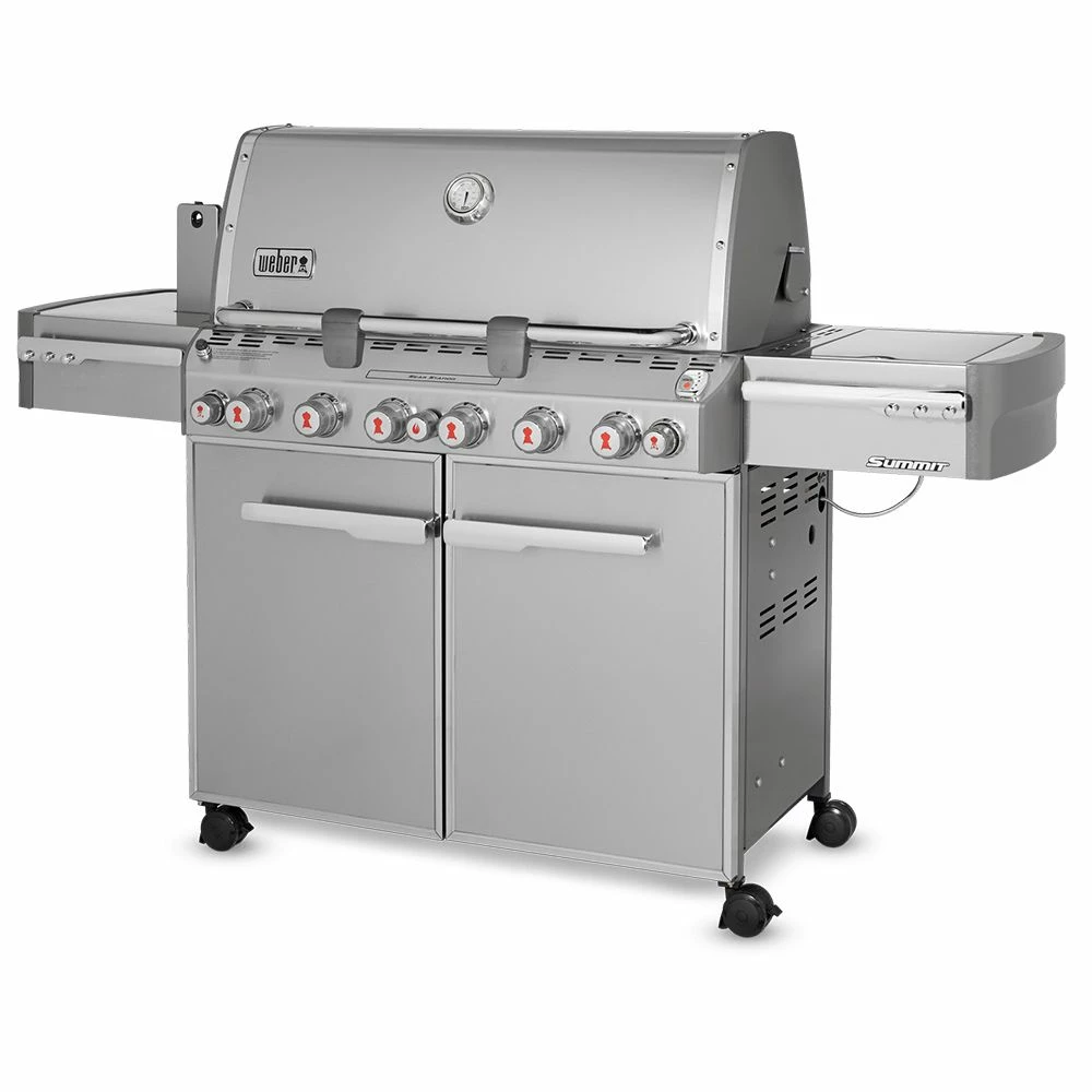 Weber Summit 6-Burner Freestanding Gas Grill With Rotisserie, Sear Station And Side Burner (WEB-E-S-670) 4 Weber Summit 6-Burner Freestanding Gas Grill With Rotisserie, Sear Station And Side Burner (WEB-E-S-670) - Image 2