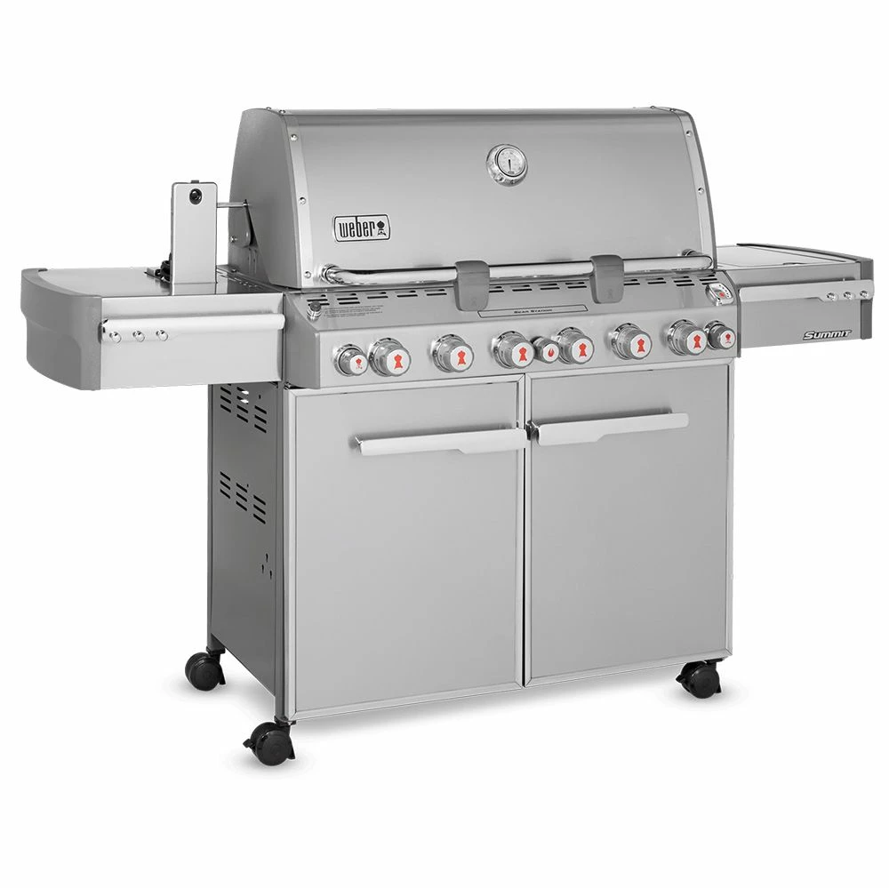 Weber Summit 6-Burner Freestanding Gas Grill With Rotisserie, Sear Station And Side Burner (WEB-E-S-670) 5 Weber Summit 6-Burner Freestanding Gas Grill With Rotisserie, Sear Station And Side Burner (WEB-E-S-670) - Image 3
