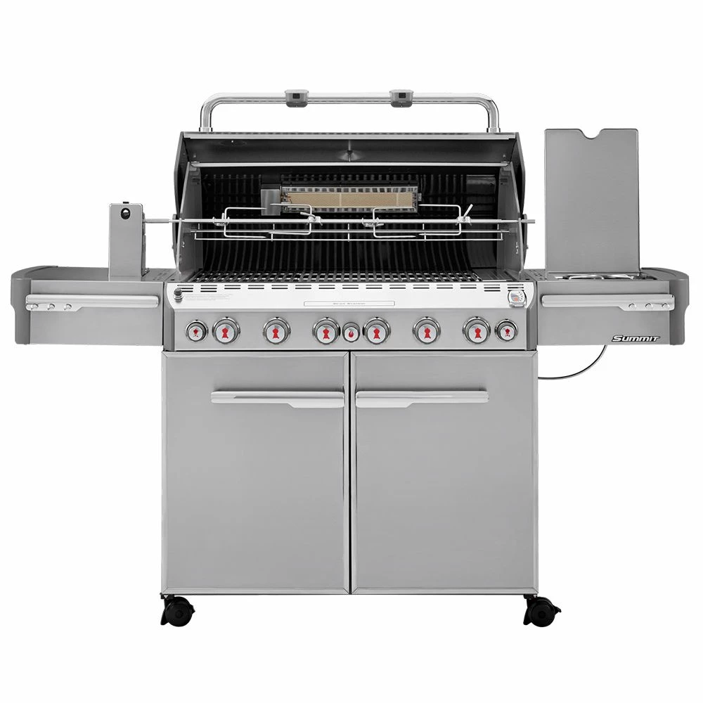 Weber Summit 6-Burner Freestanding Gas Grill With Rotisserie, Sear Station And Side Burner (WEB-E-S-670) 6 Weber Summit 6-Burner Freestanding Gas Grill With Rotisserie, Sear Station And Side Burner (WEB-E-S-670) - Image 4