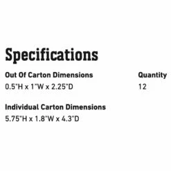 Weber RapidFire Fire Starters, 12pc (WEB-7480) 9 Weber RapidFire Fire Starters, 12pc (WEB-7480) -KICKASS GRILLS Sales web 7480 spec a 05 22