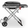 Weber Traveler Portable Propane Gas Grill With Side Table -KICKASS GRILLS Sales web 9010001 a 05 22