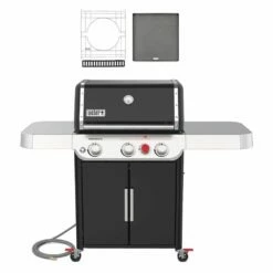 Weber Genesis 3-Burner Freestanding Gas Grill With Crafted Griddle