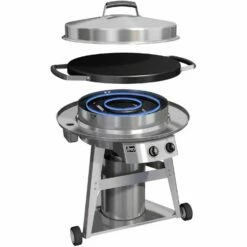 Evo Professional Series Gas Grill On Cart -KICKASS GRILLS Sales wheeled cart 1